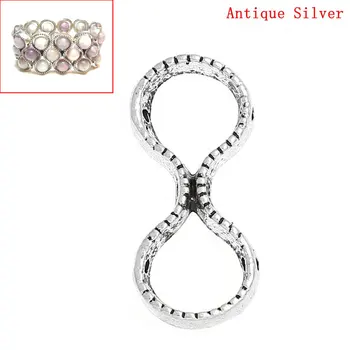 8SEASONS Bead Frames Infinity Symbol antique silver-color(Fits 10mm Beads) 3.6cm x 1.6cm,Hole:Approx 1.5mm,30PCs (B32463)
8SEASONS Bead Frames Infinity Symbol antique silver-color(Fits 10mm Beads) 3.6cm x 1.6cm,Hole:Approx 1.5mm,30PCs (B32463)