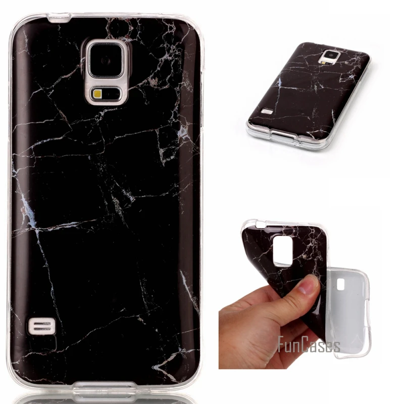 Телефонные чехлы для samsung Galaxy S5 Чехол изображение мрамора Обложка с рисунком