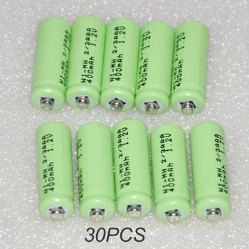 30PCS UNITEK 1.2V 2/3AAA rechargeable battery 400mah 2/3 AAA ni-mh cell Point top for solar light toys cordless phone
30PCS UNITEK 1.2V 2/3AAA rechargeable battery 400mah 2/3 AAA ni-mh cell Point top for solar light toys cordless phone