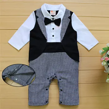 Newborn Baby Boys Rompers Cotton Gentleman Suit Bow Tie Leisure Body Clothing Toddler Jumpsuit FJ88
Newborn Baby Boys Rompers Cotton Gentleman Suit Bow Tie Leisure Body Clothing Toddler Jumpsuit FJ88