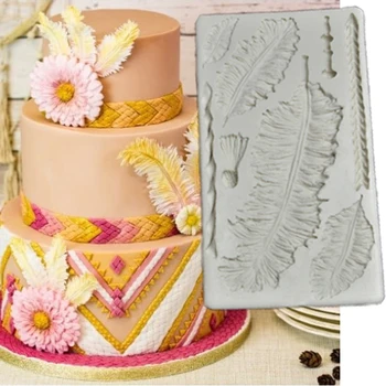 Native Feathers Molds Fondant Cake Decorating Tools Silicone Molds Sugarcrafts Chocolate Baking Tools for Cakes Gumpaste Form
Native Feathers Molds Fondant Cake Decorating Tools Silicone Molds Sugarcrafts Chocolate Baking Tools for Cakes Gumpaste Form