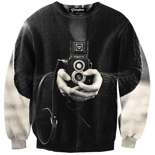 2017 New Fashion 3D Printed Sweatshirt Photographer Pattern Casual Wear Cotton Round Neck Men's Sweatshirt Man's Tops Size S-5XL
2017 New Fashion 3D Printed Sweatshirt Photographer Pattern Casual Wear Cotton Round Neck Men's Sweatshirt Man's Tops Size S-5XL