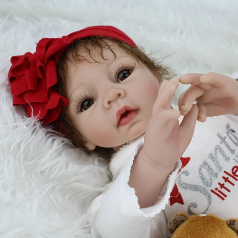 NPKDOLL 22 inches Doll Reborn For Sale Soft Silicone Reborn Babies Girls Play House Toys Bebe Doll Newborn Christmas Gift
NPKDOLL 22 inches Doll Reborn For Sale Soft Silicone Reborn Babies Girls Play House Toys Bebe Doll Newborn Christmas Gift