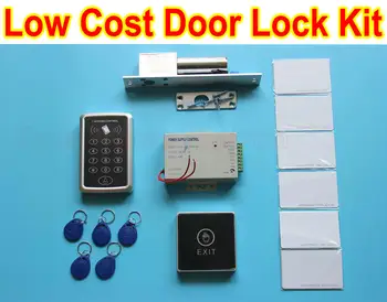 Low end small office access control kit, Password+ID Card controller machine+power supply+electronic dropt bolt lock+exit button
Low end small office access control kit, Password+ID Card controller machine+power supply+electronic dropt bolt lock+exit button