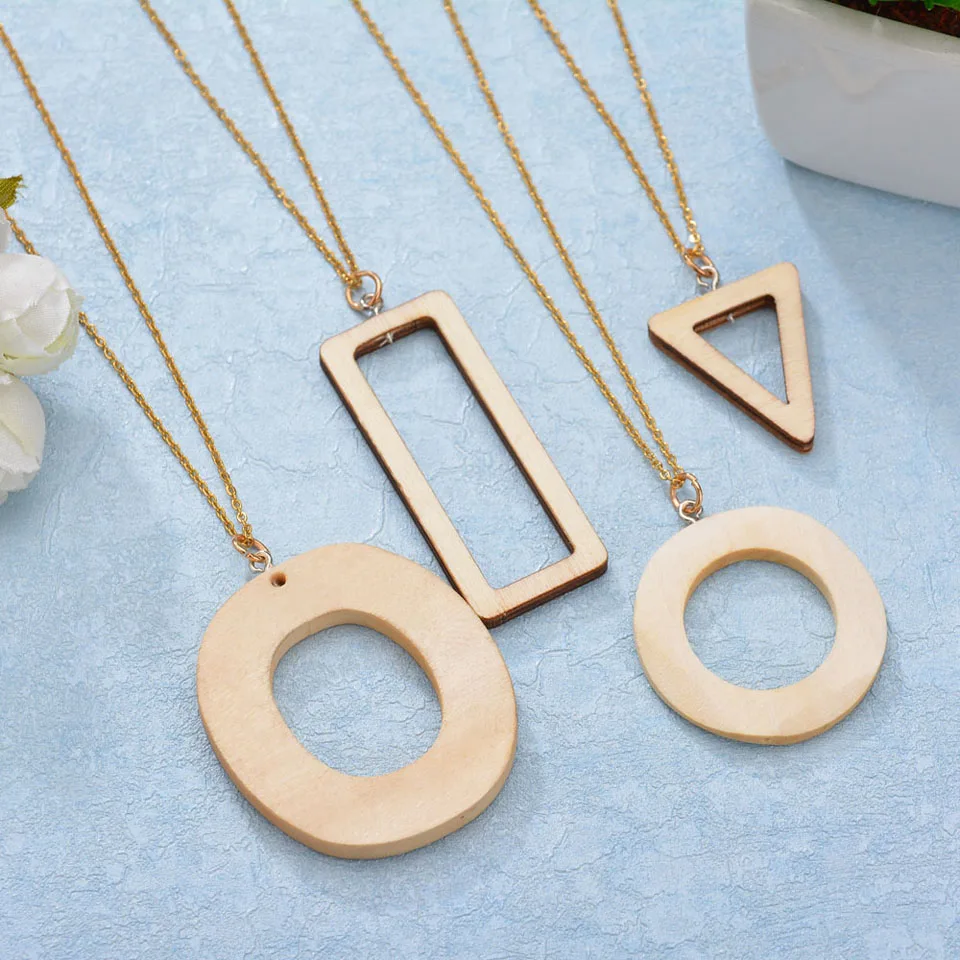 Qiao La New Stainless Steel / Wood Material Necklace Vintage Ethnic Style Geometric Wood Drop Sweater Necklace Wholesale Price
Qiao La New Stainless Steel / Wood Material Necklace Vintage Ethnic Style Geometric Wood Drop Sweater Necklace Wholesale Price