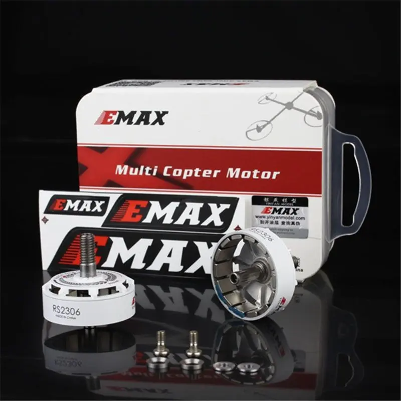 

2pcs 2x Emax RS2306 CW Motor Rotor for White Black Edition Spec Racing Motor CW Screw Thread with Screws for RC FPV Racing Drone