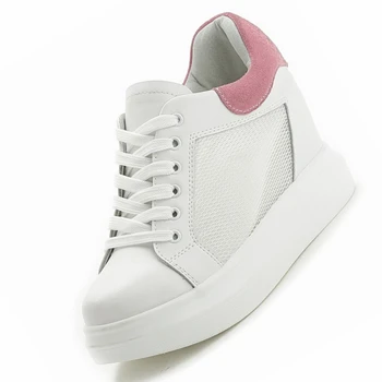 GOGORUNS women genuine leather running shoes women hidden heel height increasing ladies training shoes running sneakers women
GOGORUNS women genuine leather running shoes women hidden heel height increasing ladies training shoes running sneakers women