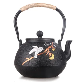 Japan non-coating handmade cast Iron bottle drawing Japanese boiling water kettle Kongfu teapot teaware tea pot drinkware1.2L
Japan non-coating handmade cast Iron bottle drawing Japanese boiling water kettle Kongfu teapot teaware tea pot drinkware1.2L