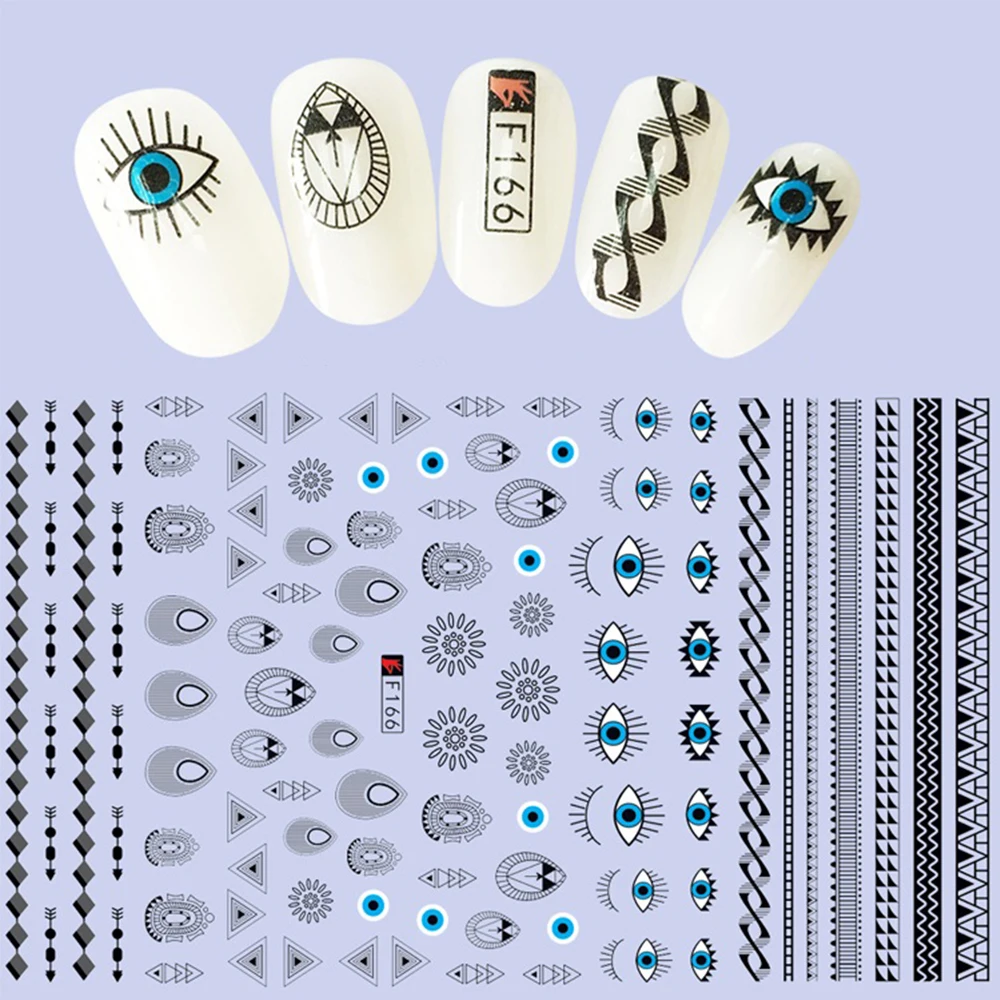 1 Sheet Fashion Pattern Eyes Nail Art Stickers 3D Mixed Color Design Nail Art 3D DIY Decoration Decal Tips BEF166
1 Sheet Fashion Pattern Eyes Nail Art Stickers 3D Mixed Color Design Nail Art 3D DIY Decoration Decal Tips BEF166