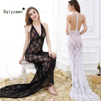 Lace Nightdress Black Floor Length Maxi Sleep Dress Sleeveless perspective Nightgown Sexy Lingerie Homewear Modal Sleep Dress
Lace Nightdress Black Floor Length Maxi Sleep Dress Sleeveless perspective Nightgown Sexy Lingerie Homewear Modal Sleep Dress