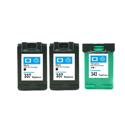 2 Black + 1 Tri-color Reman Ink cartridge Replacement For HP 337 C9364E 343 C8766E Photosmart 8049 8050 8050xi C4100 C4140 C4150
2 Black + 1 Tri-color Reman Ink cartridge Replacement For HP 337 C9364E 343 C8766E Photosmart 8049 8050 8050xi C4100 C4140 C4150