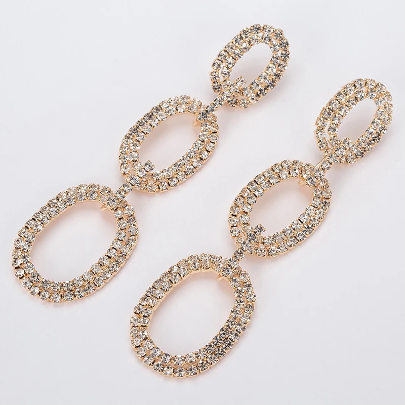 YFJEWE Fashion Jewelry Full Rhinestone Pendant Drop Earrings for women Elegant Crystal Earrings Wedding Party Gift E383
YFJEWE Fashion Jewelry Full Rhinestone Pendant Drop Earrings for women Elegant Crystal Earrings Wedding Party Gift E383