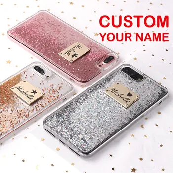 Custom Personalized Name Glitter Rose Gold Metal Plate Laser Engrave Phone Case For iPhone 11 Pro 6S XS Max 7 7Plus 8 8Plus X XR
Custom Personalized Name Glitter Rose Gold Metal Plate Laser Engrave Phone Case For iPhone 11 Pro 6S XS Max 7 7Plus 8 8Plus X XR