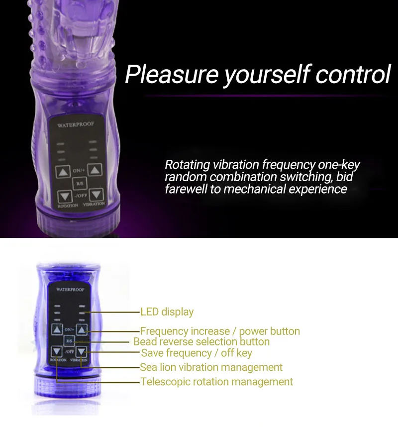 Вибромассажер-кролик 