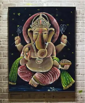 OIL PAINTING on VELVET India GOD HANDMADE Art WALL DECOR Meditation New(no framed) N-233
OIL PAINTING on VELVET India GOD HANDMADE Art WALL DECOR Meditation New(no framed) N-233