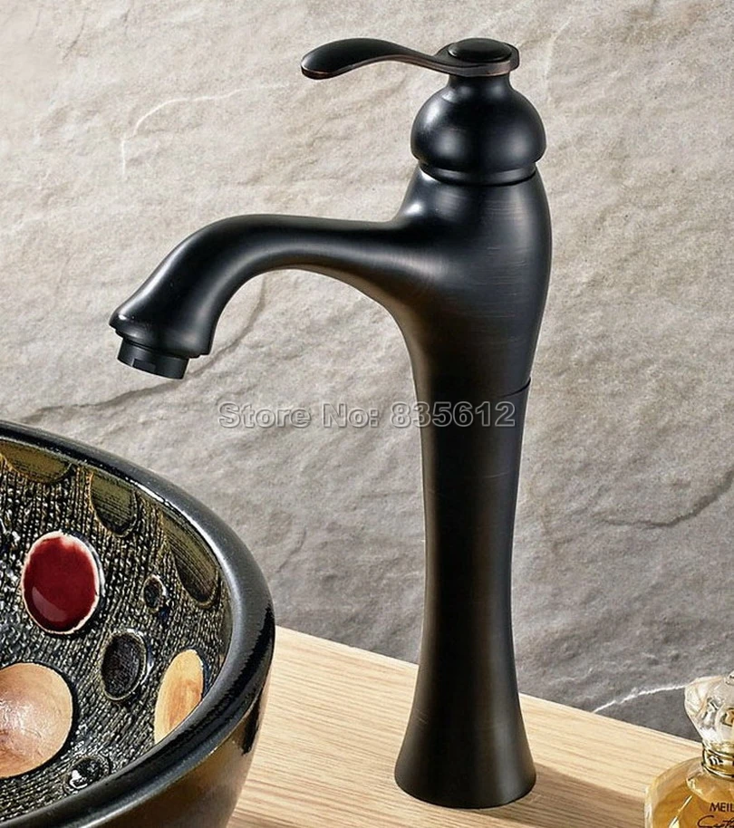 Кран для ванной комнаты на бортике/черный бронзовый кран для раковины с одной ручкой Wnf339
Кран для ванной комнаты на бортике/черный бронзовый кран для раковины с одной ручкой Wnf339