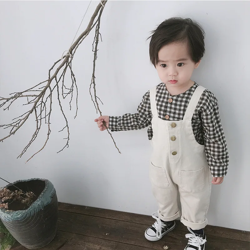 Autumn infant kids cotton soft casual overalls baby boys girls high waist fashion suspender trousers children bib pants
Autumn infant kids cotton soft casual overalls baby boys girls high waist fashion suspender trousers children bib pants