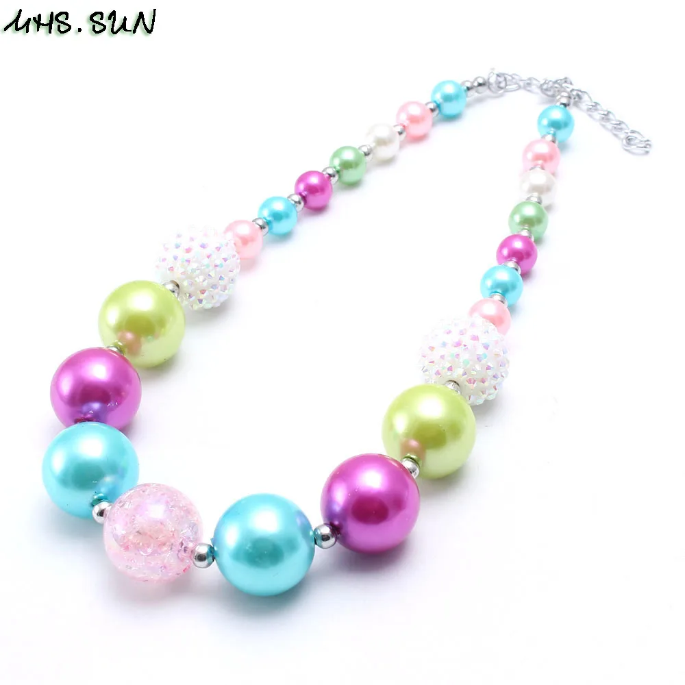 MHS.SUN New arrival baby chunky beaded necklace 1pcs colorful bubblegum girls necklace diy handmade jewelry for kids toy gift
MHS.SUN New arrival baby chunky beaded necklace 1pcs colorful bubblegum girls necklace diy handmade jewelry for kids toy gift