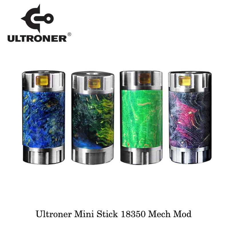 Electronic Cigarettes Ultroner Mini Stick 18350 Mech Mod 24mm Diameter Powered By Single 18350 Stabilized Wood Vape Vaporizer
Electronic Cigarettes Ultroner Mini Stick 18350 Mech Mod 24mm Diameter Powered By Single 18350 Stabilized Wood Vape Vaporizer