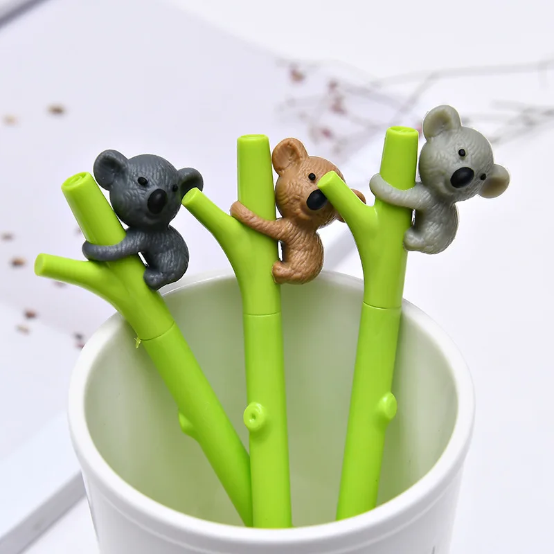 2 pcs/lot Koala Gel Pen Cartoon Animal 0.5mm black ink Signature Pen School Office Supply Promotional Gift
2 pcs/lot Koala Gel Pen Cartoon Animal 0.5mm black ink Signature Pen School Office Supply Promotional Gift
