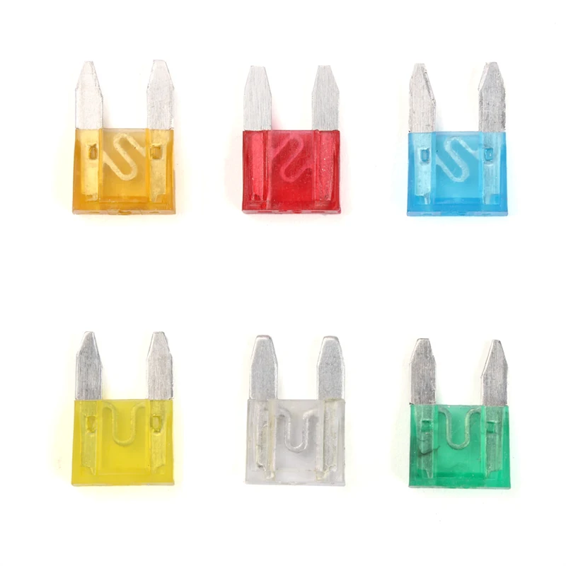 

7/30/35/60Pcs Standard Car Fuse Zinc Alloy Small-sized Blade Fuse for Auto Truck Motorcycle Accessories Assortment Kit