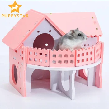 Pink Wood Hamster House Villa Solid Washable Rat Houses Hamster Play Guinea Pig Cage Hamster Cavies House Pet Accessories ZG0012
Pink Wood Hamster House Villa Solid Washable Rat Houses Hamster Play Guinea Pig Cage Hamster Cavies House Pet Accessories ZG0012