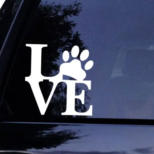 Hot Selling Love Dog Paw Print Cute Car Sticker Waterproof Car Window Decoration Special Car Murals Vinyl Car Wall Decals Y-452
Hot Selling Love Dog Paw Print Cute Car Sticker Waterproof Car Window Decoration Special Car Murals Vinyl Car Wall Decals Y-452