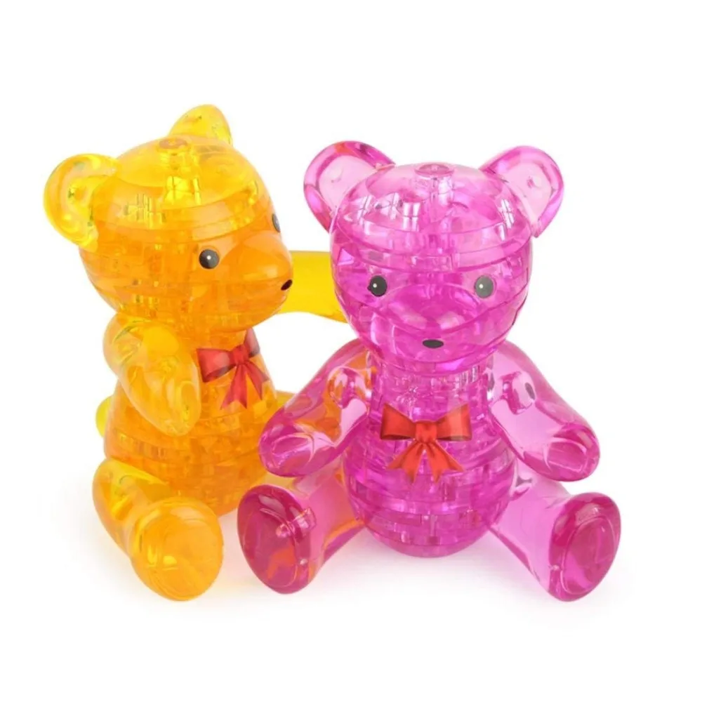 3D Crystal Puzzle Jigsaw Cute Bear Model Beautiful DIY Gadget Building Toys Montessori Educational Toy Gift
3D Crystal Puzzle Jigsaw Cute Bear Model Beautiful DIY Gadget Building Toys Montessori Educational Toy Gift