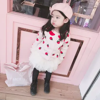 newborn set baby girl Strawberry pattern children girls cute knitting sweaters casual thicken warm kids clothing cardigan
newborn set baby girl Strawberry pattern children girls cute knitting sweaters casual thicken warm kids clothing cardigan