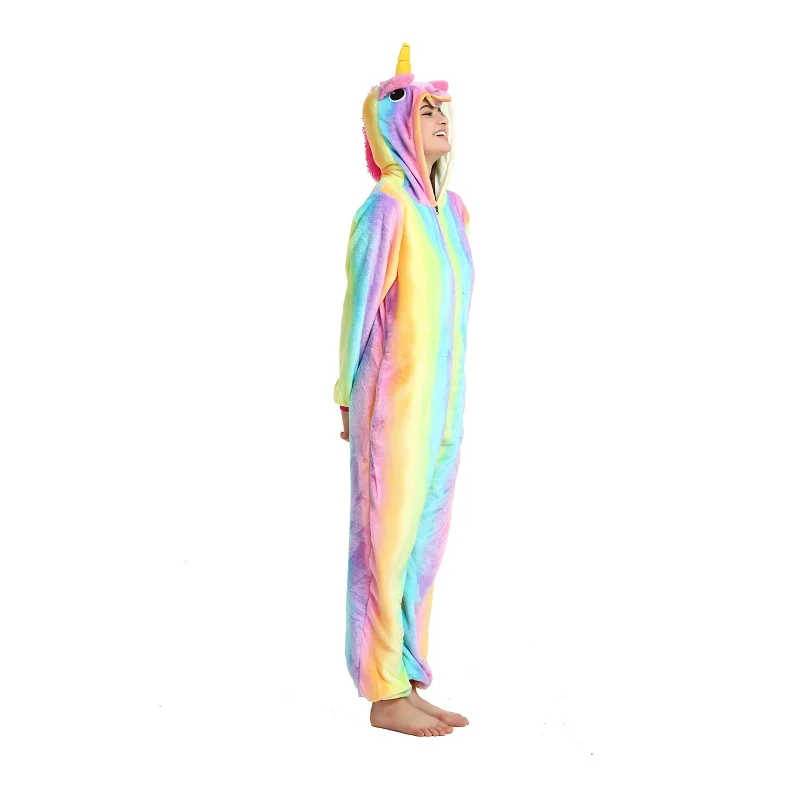 Cute-women-rainbow-hooded-long-sleeve-unicornio-Adult-women-sleepwear-animal-unicorn-pajamas (2)