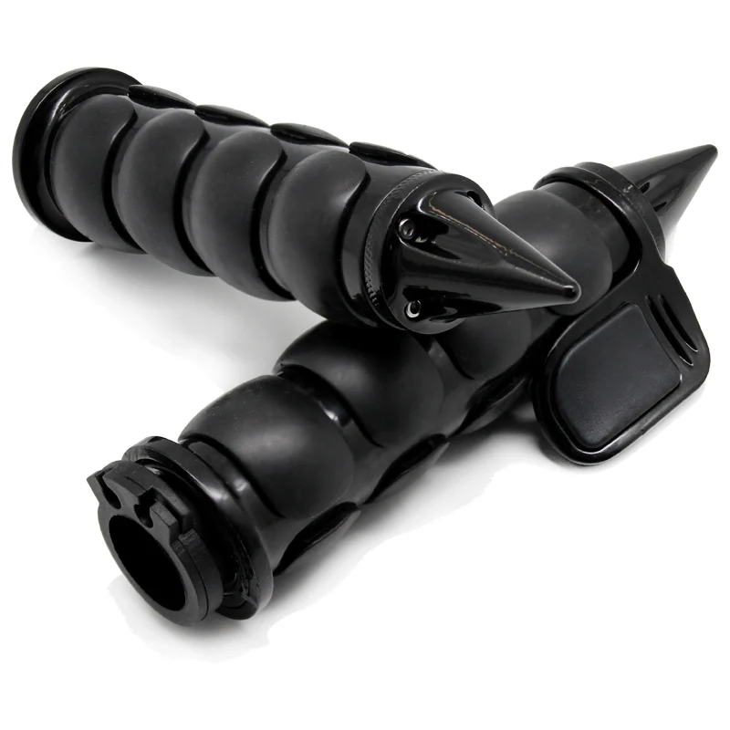 ROAOPP Motorcycle Hand Grips 25MM Handlebar One Pair For Harley Street Glide Kawasaki Vulcan 800 900 1500 1600 2000 Classic VN