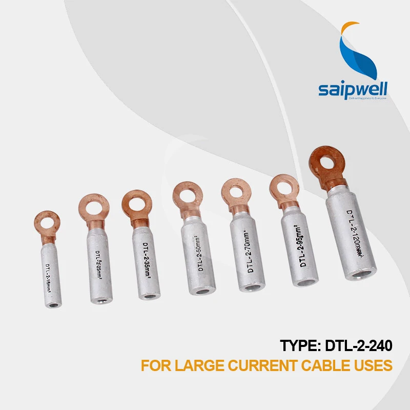 Saipwell 240mm2 DTL-2-240 8PCS/Lot connectors terminals for high volt cable use ring wire connector terminal twist connector cap
Saipwell 240mm2 DTL-2-240 8PCS/Lot connectors terminals for high volt cable use ring wire connector terminal twist connector cap