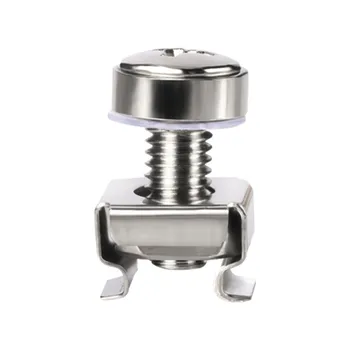 TOP Crown 100pcs Nickel Plated Steel Cabinet Screws Female Seat Nut M6*16mm Computer Patch Panel Network Accessories Server PDU
TOP Crown 100pcs Nickel Plated Steel Cabinet Screws Female Seat Nut M6*16mm Computer Patch Panel Network Accessories Server PDU