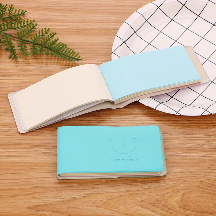 stationery 1 Pc Smile Notebook Candy Color Pu Cover Macaron Pocketbook Portable Pocket 6*11cm Wholesale, drop shipping
stationery 1 Pc Smile Notebook Candy Color Pu Cover Macaron Pocketbook Portable Pocket 6*11cm Wholesale, drop shipping