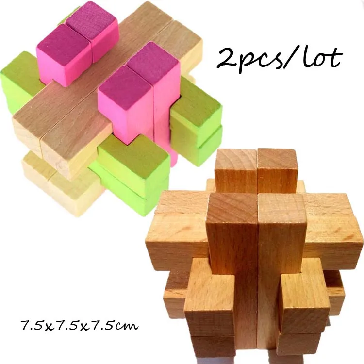 106 Educational Games Toys wooden puzzle IQ brain teaser Kong Ming Lock /Lu Ban Lock 2pcs/lot
106 Educational Games Toys wooden puzzle IQ brain teaser Kong Ming Lock /Lu Ban Lock 2pcs/lot
