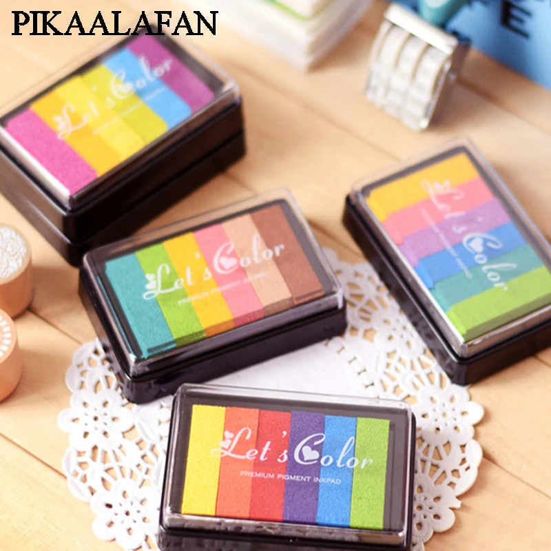 Large gradient inkpad rainbow inkpad for stamp gradient ink pad for febric wood paper korean stationery school supplies
Large gradient inkpad rainbow inkpad for stamp gradient ink pad for febric wood paper korean stationery school supplies