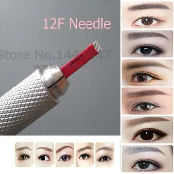 Freeshipping 50Pcs/Lot 12 Flat Needle Permanent Makeup Eyebrow Embroidery Microblading Manual Pen Tattoo Needle Blade
Freeshipping 50Pcs/Lot 12 Flat Needle Permanent Makeup Eyebrow Embroidery Microblading Manual Pen Tattoo Needle Blade