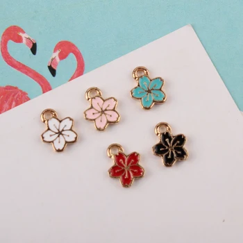 10pcs/lot Five Petals Flower Charms Earring Fit DIY Drop Oil Alloy Pendant Flowers Enamel Charm Bracelet Jewelry Accessory YZ124
10pcs/lot Five Petals Flower Charms Earring Fit DIY Drop Oil Alloy Pendant Flowers Enamel Charm Bracelet Jewelry Accessory YZ124