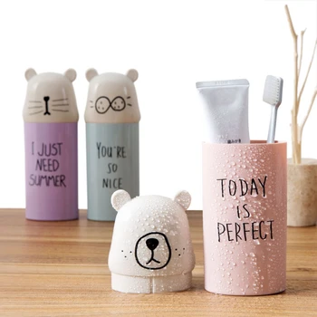 Stouge 1PC Cartoon Toothpaste Organizer Protable Travel Toothbrush Case Storage Box Container Home Bathroom Accessories
Stouge 1PC Cartoon Toothpaste Organizer Protable Travel Toothbrush Case Storage Box Container Home Bathroom Accessories