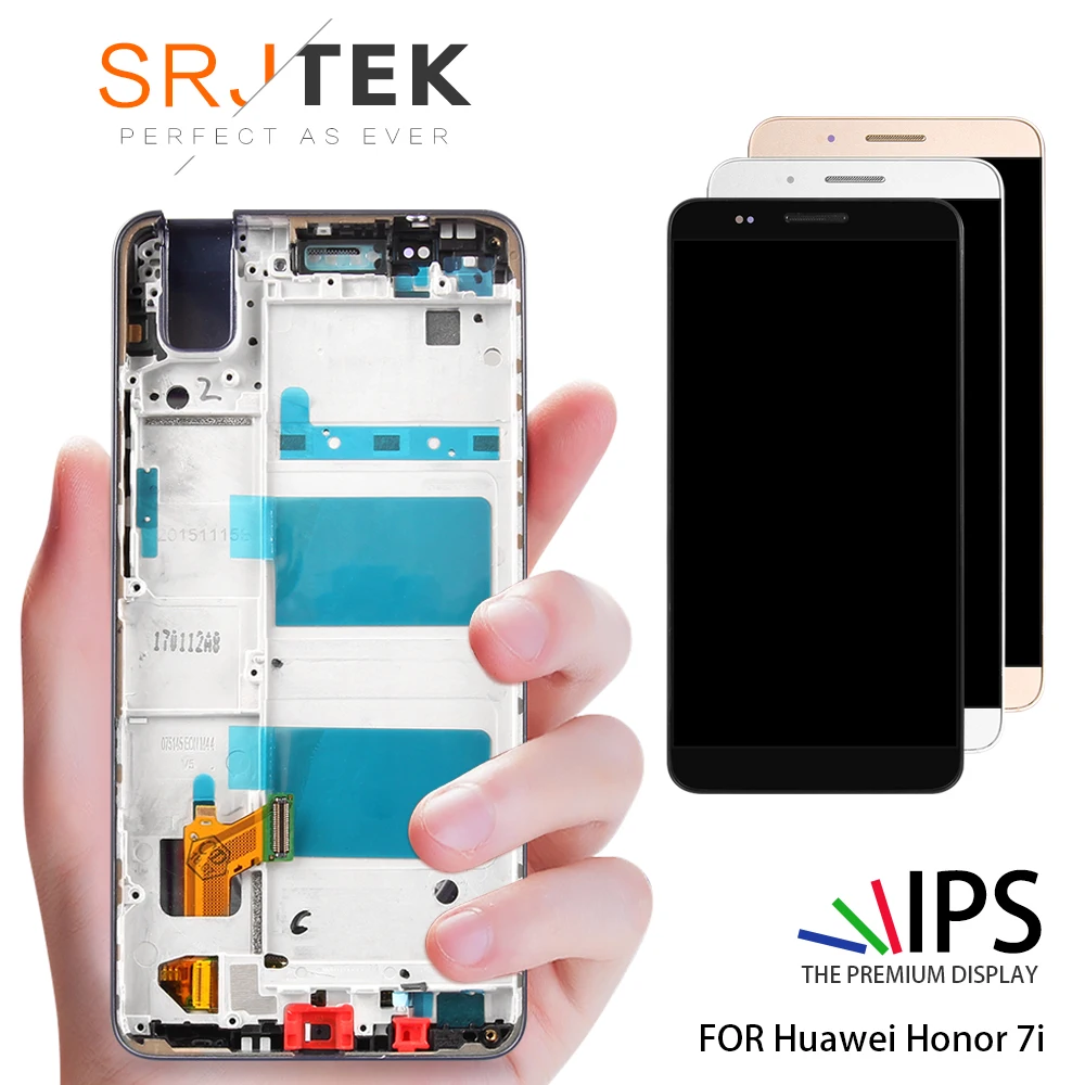 Srjtek 5.2" 1920x1080 Display For HUAWEI Honor 7i LCD Touch Screen Digitizer with Frame Repair Replacement for Huawei Shot X LCD
Srjtek 5.2" 1920x1080 Display For HUAWEI Honor 7i LCD Touch Screen Digitizer with Frame Repair Replacement for Huawei Shot X LCD