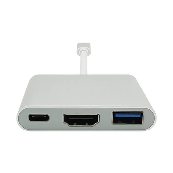HDMI Cable USB 3.0 Charging Adapter Converter USB-C 3.1 Type-C TO HDMI TV Adapter for MacBook Huawei Mate10 Samsung phone HDTV
HDMI Cable USB 3.0 Charging Adapter Converter USB-C 3.1 Type-C TO HDMI TV Adapter for MacBook Huawei Mate10 Samsung phone HDTV