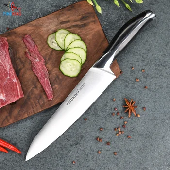 Findking 440c quality 8'' inch cooking knife Stainless steel top grade sharp kitchen knife Frozen meat cutter Chef knives
Findking 440c quality 8'' inch cooking knife Stainless steel top grade sharp kitchen knife Frozen meat cutter Chef knives