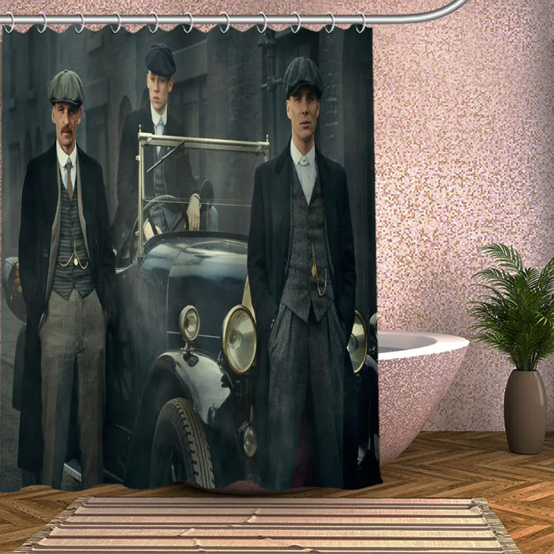 Peaky Blinders Shower Curtain Eco-friendly Modern Fabric polyester Custom Bath Curtains Home Decor
Peaky Blinders Shower Curtain Eco-friendly Modern Fabric polyester Custom Bath Curtains Home Decor