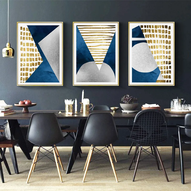 Modern Abstract Blue Gold Moon Oil Painting Geometry Mountain Canvas Poster Art Wall Picture for Living Room Cuadros Decoration
Modern Abstract Blue Gold Moon Oil Painting Geometry Mountain Canvas Poster Art Wall Picture for Living Room Cuadros Decoration
