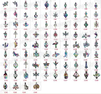 Wholesale Mixed Styles 100pcs Rainbow Colored Pearl Cages Pendants Colorful Alloy Locket Pearl Cage Over 200 Styles RPC2
Wholesale Mixed Styles 100pcs Rainbow Colored Pearl Cages Pendants Colorful Alloy Locket Pearl Cage Over 200 Styles RPC2