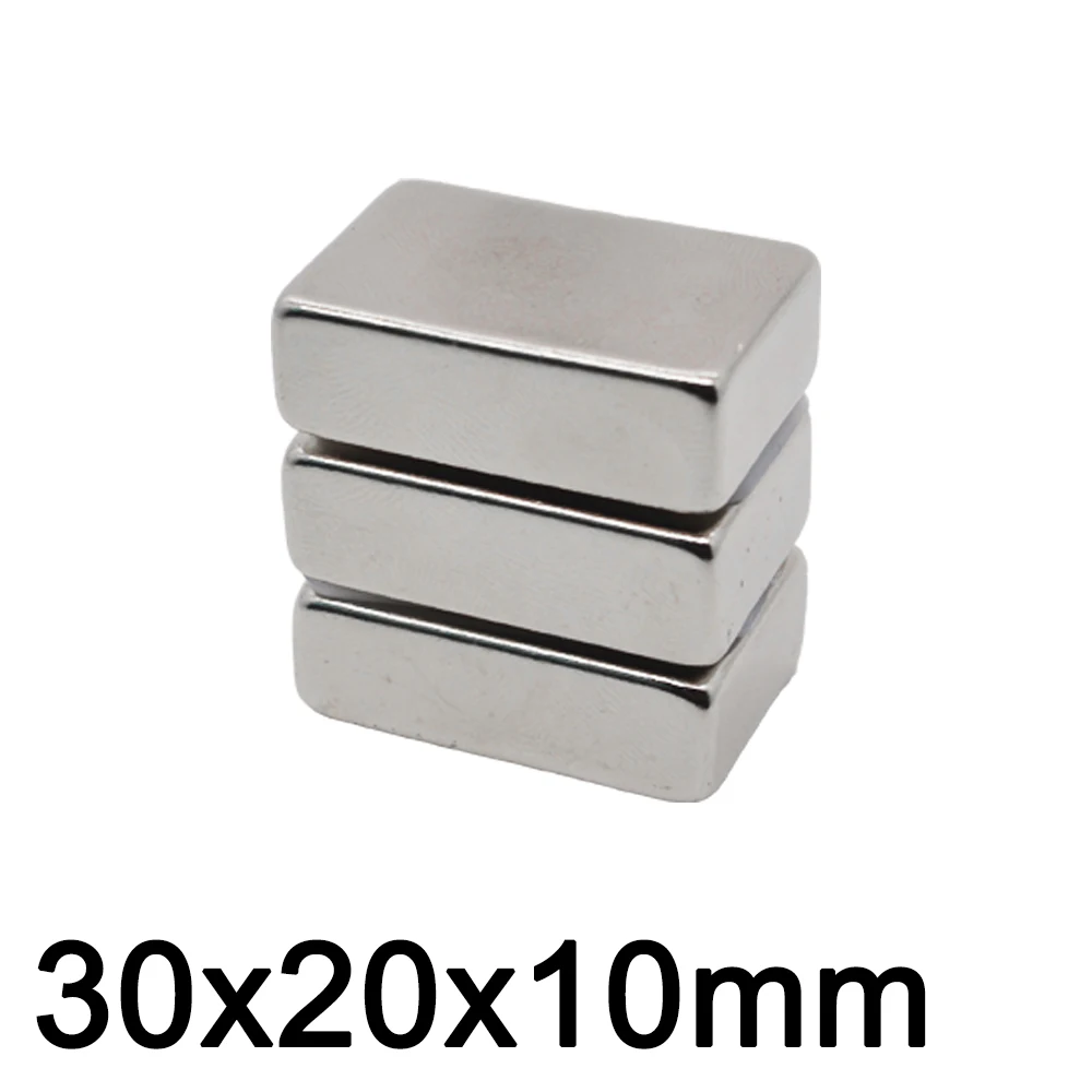 1pcs 30 x 20 x 10 mm N35 Super Strong Rare Earth Magnet Block Powerful Neodymium Magnet Fridge
1pcs 30 x 20 x 10 mm N35 Super Strong Rare Earth Magnet Block Powerful Neodymium Magnet Fridge