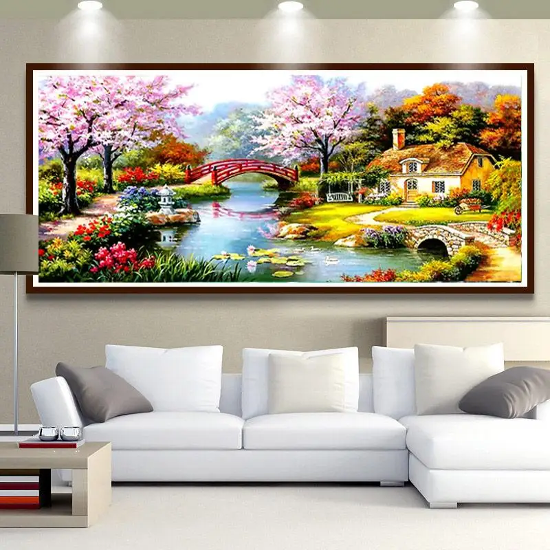 Partial DIY 5D Diamond Mosaic Landscapes Garden Lodge Painting Cross Stitch Kits Diamonds Embroidery Home Decoration
Partial DIY 5D Diamond Mosaic Landscapes Garden Lodge Painting Cross Stitch Kits Diamonds Embroidery Home Decoration