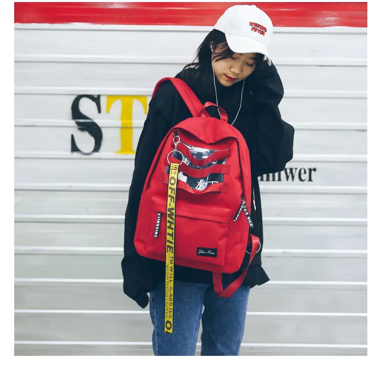 Long Ribbons School Bags for Teenage Girls Nylon Backpack Korean Harajuku Ulzzang Student Mini Backpack Women Large School Bags
Long Ribbons School Bags for Teenage Girls Nylon Backpack Korean Harajuku Ulzzang Student Mini Backpack Women Large School Bags
