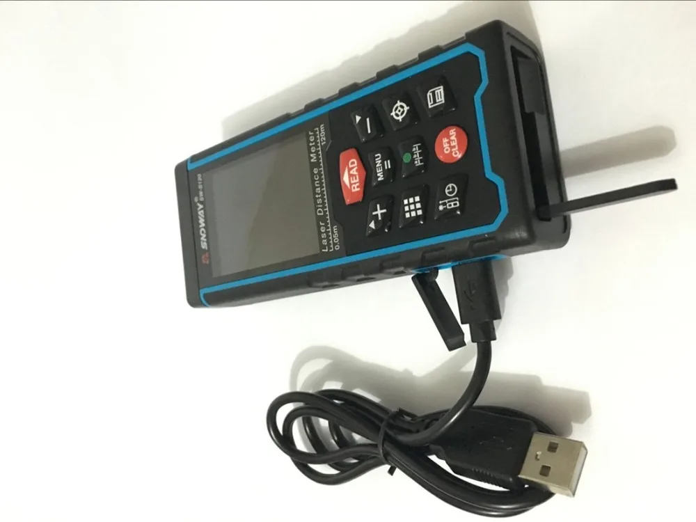 Rechargeable Laser rangefinder Distance meter 120M 80M Angel Ruler Electronic Level With-TFT Lcd Camera Rangefinder