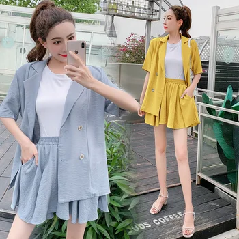 Office Lady 2 Piece Set Women Women's Summer Suit Ensemble Femme Deux Pieces Women Two Piece Outfits Conjunto Feminino
Office Lady 2 Piece Set Women Women's Summer Suit Ensemble Femme Deux Pieces Women Two Piece Outfits Conjunto Feminino